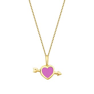 Altın Cupid Kolye - 1