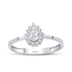 Altın Damla Trend Yüzük 