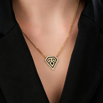 Altın Elibelinde Trend Kolye - 3