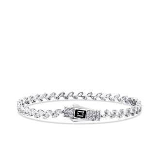 Altın Klipsli Taşlı Bileklik - 1