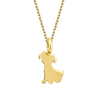 Altın Köpek Kolye - 2