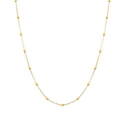 Altın Küçük Top Zincir Kolye - 2