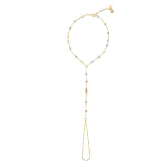 Altın Küp Top Şahmeran Bileklik - 1