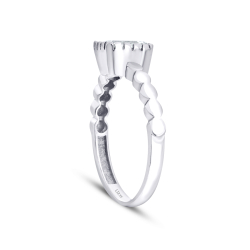 Altın Modern Kesim Taşlı Yüzük - 2