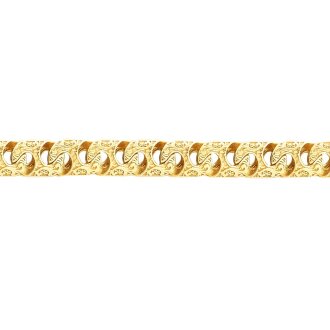 Altın Motif Desenli Erkek Bileklik - 2