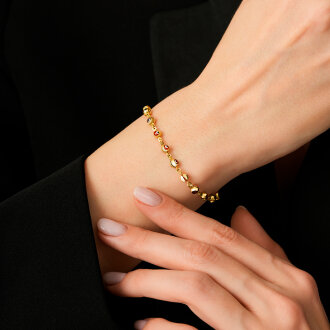 Altın Nazar Boncuklu Bileklik - 3