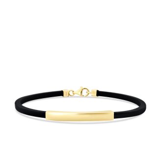 Altın Plaka Erkek Bileklik - 1