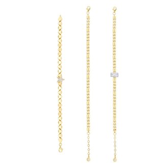 Altın Pul Desenli Bileklik - 4