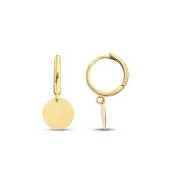 Altın Pullu Küpe - 1