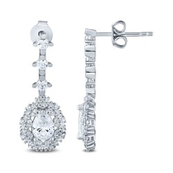 Altın Sallantılı Damla Küpe - 2