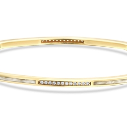 Altın Sedefli Taşlı Bileklik - 2