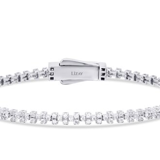 Altın Sıra Taşlı Bileklik - 2