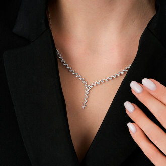 Altın Su Yolu Gerdanlık - Lizay Pırlanta (1)