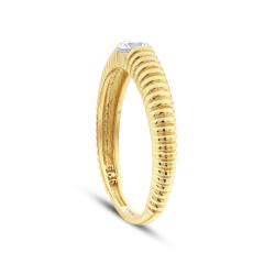 Altın Taşlı Burgu Yüzük - 2