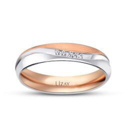 Altın Taşlı Klasik Alyans 