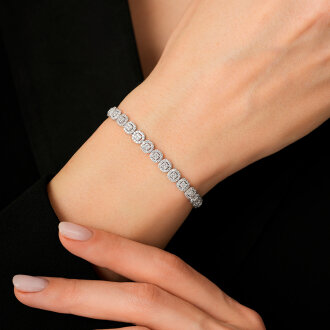 Altın Taşlı Trend Bileklik - 3