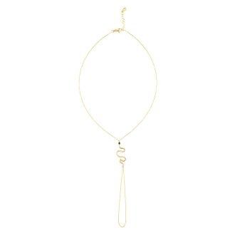 Altın Taşlı Yılan Şahmeran Bileklik - 1