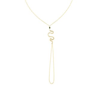 Altın Taşlı Yılan Şahmeran Bileklik - 2