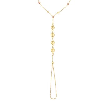 Altın Top Kalp Şahmeran Bileklik - 2