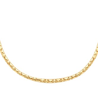 Altın Trend Küp Zincir Kolye - 2