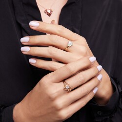 Altın Trend Taşlı Kalp Yüzük - 3