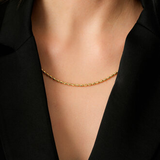 Altın Trend Zincir Kolye - 3