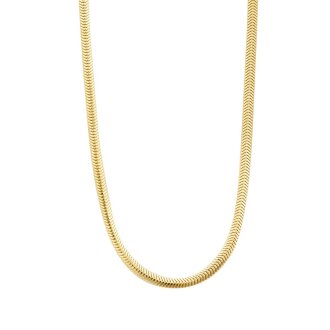 Altın Yılan İnce Zincir Kolye - 2