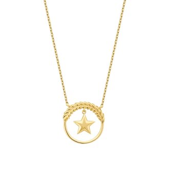 Altın Yıldız Trend Kolye - 1