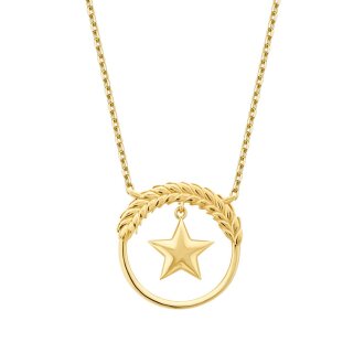Altın Yıldız Trend Kolye - 2