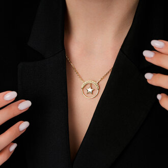 Altın Yıldız Trend Kolye - 3
