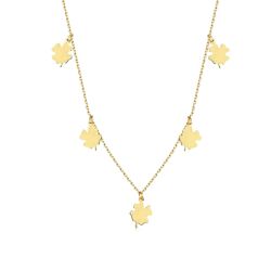 Altın Yonca Zincir Kolye - 2