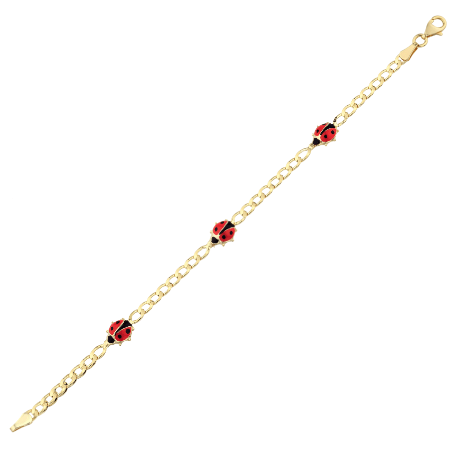 Gold Ladybug Bracelet Lizay B248637