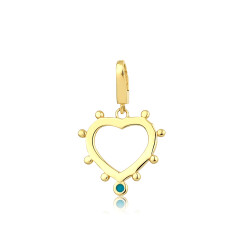 Gold Heart Pendant 