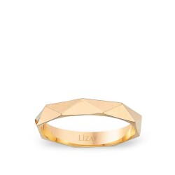 Gold Modern Classic Women's Wedding Ring 
