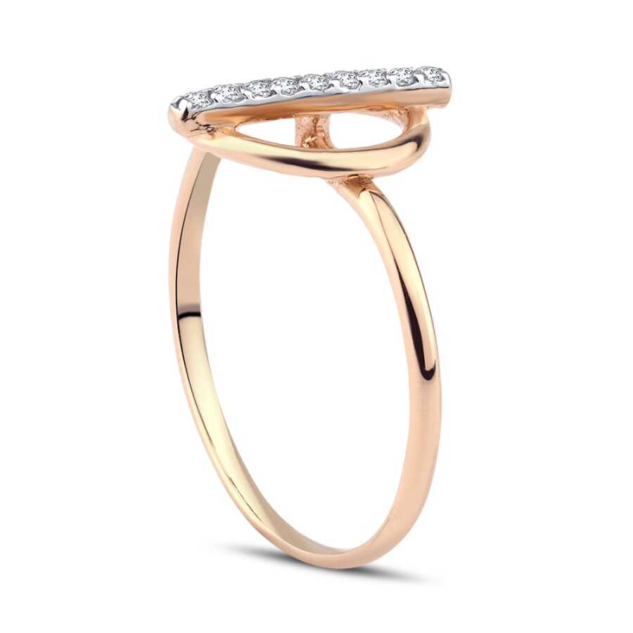 Gold Stone Trend Ring - 2